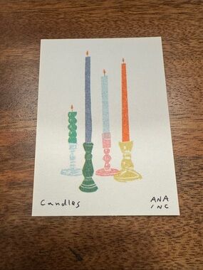 Inciardi - Candles - Mini Print -
